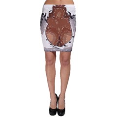 Sexy Boobs Breast Cleavage Woman Bodycon Skirt by HermanTelo