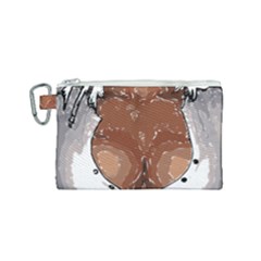 Sexy Boobs Breast Cleavage Woman Canvas Cosmetic Bag (small) by HermanTelo