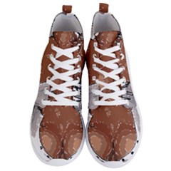 Sexy Boobs Breast Cleavage Woman Men s Lightweight High Top Sneakers