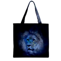 Astrology Zodiac Lion Zipper Grocery Tote Bag by Mariart