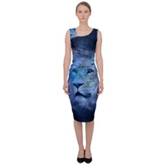 Astrology Zodiac Lion Sleeveless Pencil Dress by Mariart