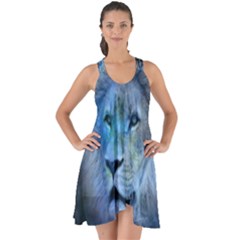 Astrology Zodiac Lion Show Some Back Chiffon Dress