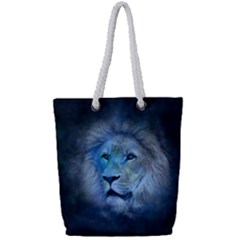 Astrology Zodiac Lion Full Print Rope Handle Tote (small) by Mariart