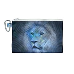 Astrology Zodiac Lion Canvas Cosmetic Bag (medium) by Mariart