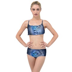 Astrology Zodiac Lion Layered Top Bikini Set by Mariart