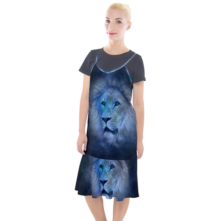 Astrology Zodiac Lion Camis Fishtail Dress