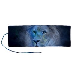 Astrology Zodiac Lion Roll Up Canvas Pencil Holder (m)