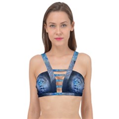 Astrology Zodiac Lion Cage Up Bikini Top by Mariart