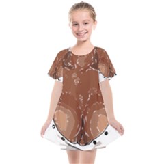 Sexy Boobs Breast Cleavage Woman Kids  Smock Dress