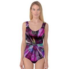 Fractal Circles Abstract Princess Tank Leotard 