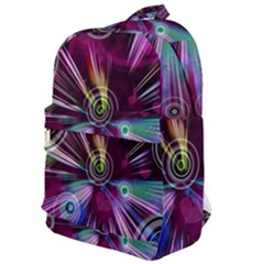 Fractal Circles Abstract Classic Backpack by HermanTelo