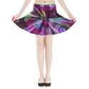 Fractal Circles Abstract Mini Flare Skirt View3