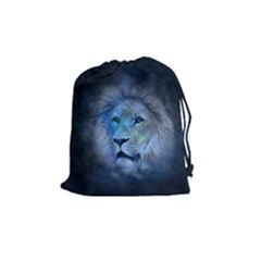 Astrology Zodiac Lion Drawstring Pouch (medium) by Mariart