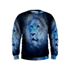 Astrology Zodiac Lion Kids  Sweatshirt by Mariart