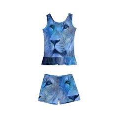 Astrology Zodiac Lion Kids  Boyleg Swimsuit