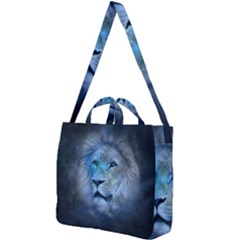 Astrology Zodiac Lion Square Shoulder Tote Bag by Mariart