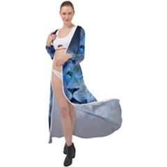 Astrology Zodiac Lion Maxi Chiffon Beach Wrap