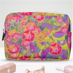 Red Liana Flower Make Up Pouch (medium) by DinkovaArt