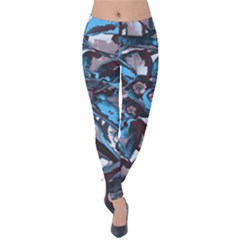 Marginata Flowers  Velvet Leggings