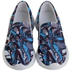 Marginata Flowers  Kids Lightweight Slip Ons by DinkovaArt