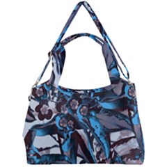 Marginata Flowers  Double Compartment Shoulder Bag by DinkovaArt