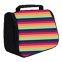 Contrast Rainbow Stripes Full Print Travel Pouch (Small) View2