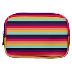 Contrast Rainbow Stripes Make Up Pouch (small) by tmsartbazaar