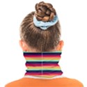 Contrast Rainbow Stripes Face Covering Bandana (Kids) View2