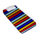 Red And Blue Contrast Yellow Stripes Fitted Sheet (Single Size) View2