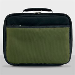 Army Green Solid Color Lunch Bag by SpinnyChairDesigns