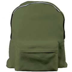 Army Green Solid Color Giant Full Print Backpack by SpinnyChairDesigns