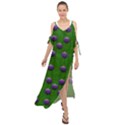 Power To The Big Flowers Festive Maxi Chiffon Cover Up Dress View1