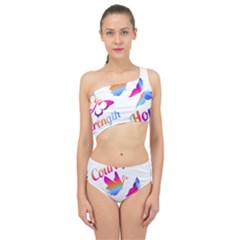 Strength Courage Hope Butterflies Spliced Up Two Piece Swimsuit by CHeartDesigns