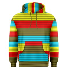 Multicolor With Black Lines Men s Core Hoodie by tmsartbazaar