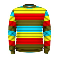 Multicolor With Black Lines Men s Sweatshirt by tmsartbazaar