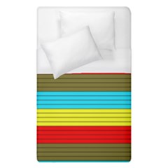 Multicolor With Black Lines Duvet Cover (single Size) by tmsartbazaar