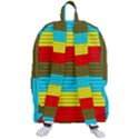 Multicolor With Black Lines Travelers  Backpack View3