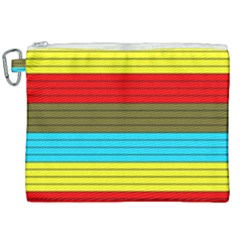 Multicolor With Black Lines Canvas Cosmetic Bag (xxl) by tmsartbazaar