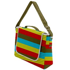 Multicolor With Black Lines Box Up Messenger Bag by tmsartbazaar