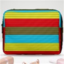 Multicolor With Black Lines Make Up Pouch (Large) View1