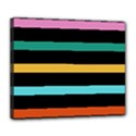 Colorful Mime Black Stripes Deluxe Canvas 24  x 20  (Stretched) View1