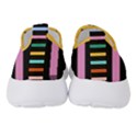 Colorful Mime Black Stripes Women s Slip On Sneakers View4