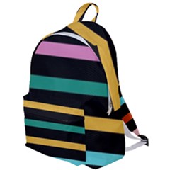 Colorful Mime Black Stripes The Plain Backpack by tmsartbazaar