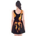 Shadow Heart Love Flame Girl Sexy Pose Scoop Neck Skater Dress View2