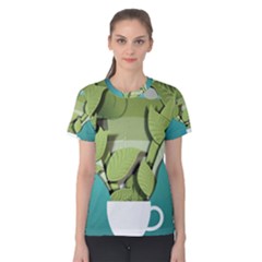 Illustrations Drink Women s Cotton Tee