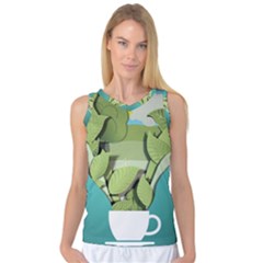 Illustrations Drink Women s Basketball Tank Top