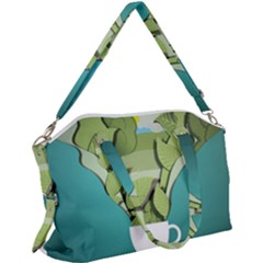 Illustrations Drink Canvas Crossbody Bag by HermanTelo