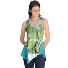 Illustrations Drink Sleeveless Tunic