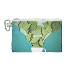 Illustrations Drink Canvas Cosmetic Bag (medium)