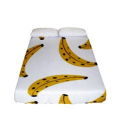 Banana Fruit Yellow Summer Fitted Sheet (full/ Double Size) by Mariart